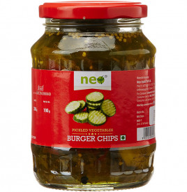 Neo Pickled Vegetables Burger Chips  Glass Jar  350 grams